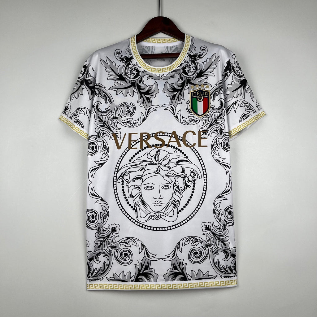 Italy 2023-2024 Concept White Gold Jersey