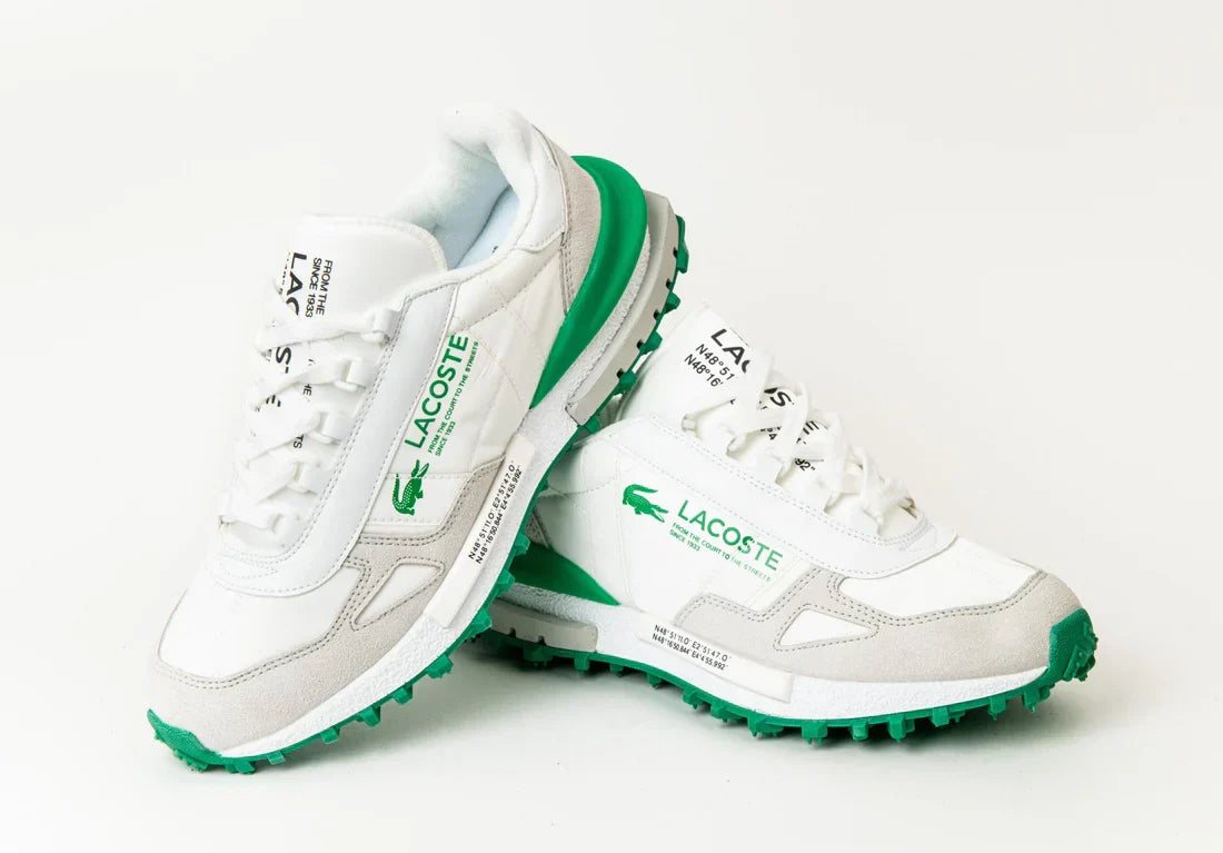 LACOSTE ELITE  ACTIVE JET WHITE/GREEN