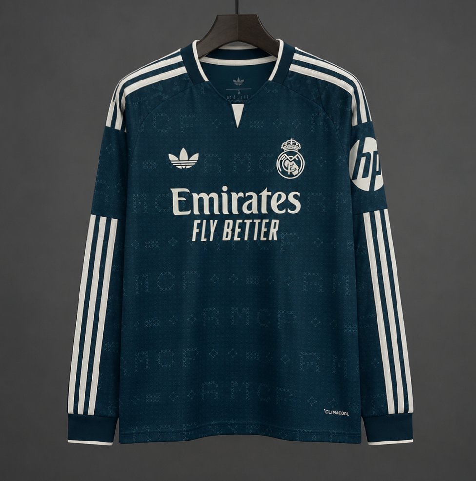 Real Madrid 26/27 Away Long Sleeve Jersey