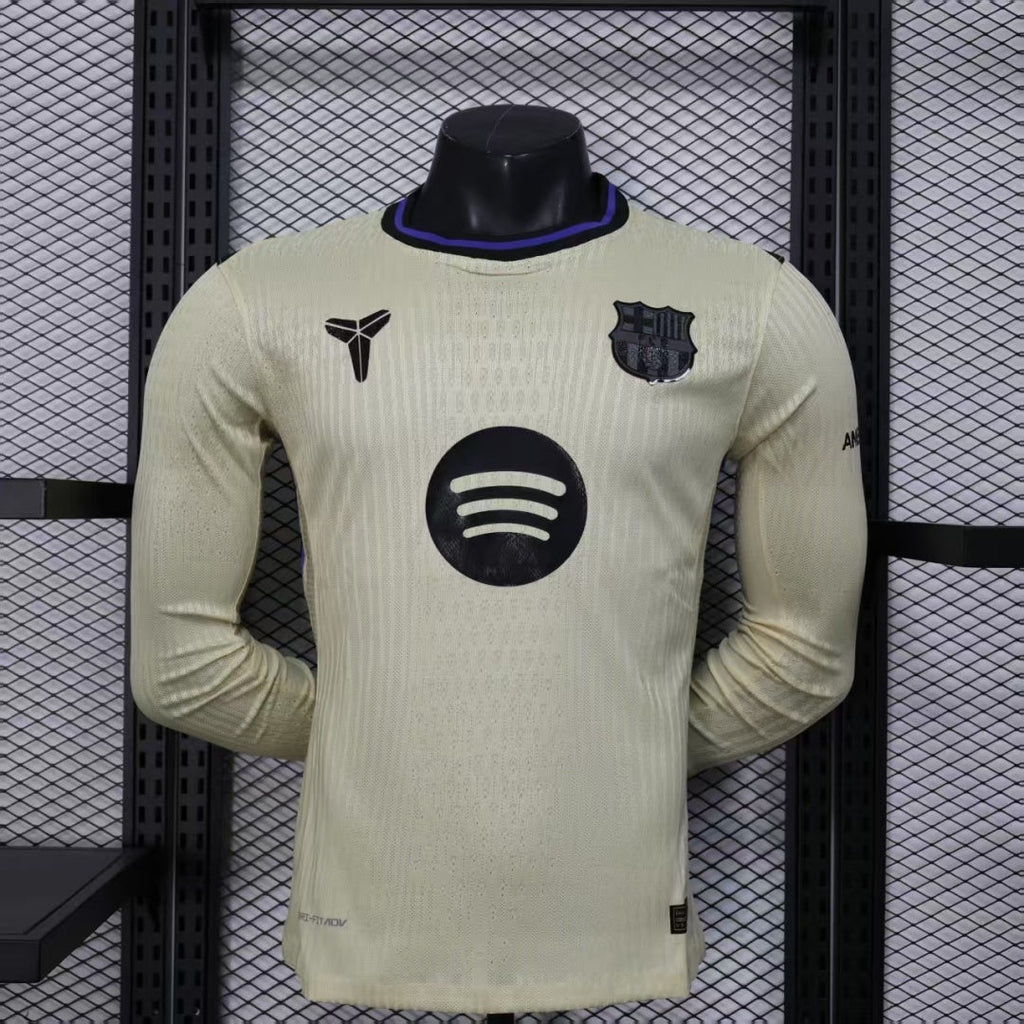 Barcelona 24/25 Away Player Long Sleeve Jersey