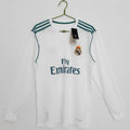 Real Madrid 2017-2018 Home Long Sleeve Retro Jersey
