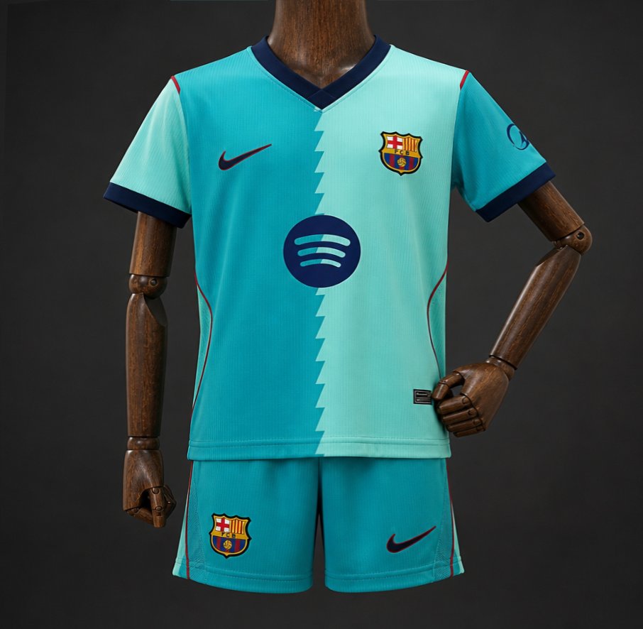 Barcelona 26/27 Third Kids Kit