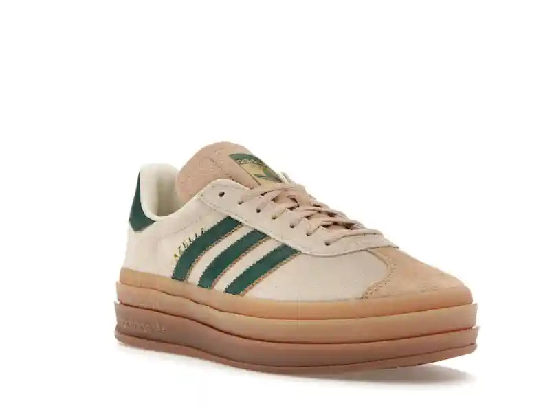 Adidas Gazelle Bold Magic Beige Collegiate Green