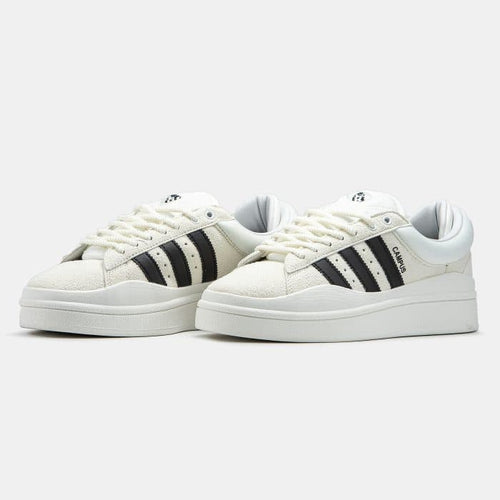 Adidas Campus x Bad Bunny – “White Black” Sneakers