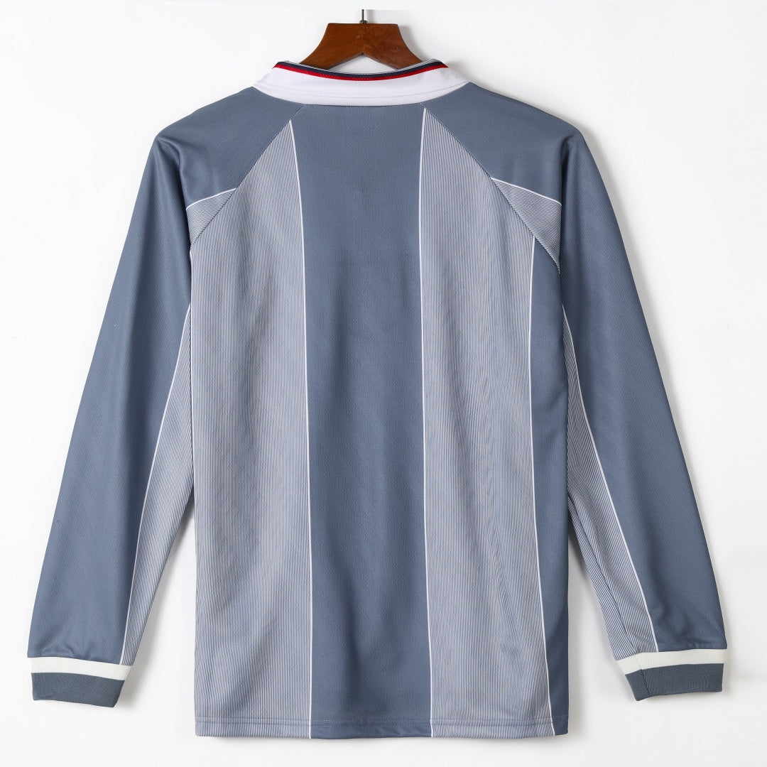 England 1996 Away Retro Long Sleeve Jersey