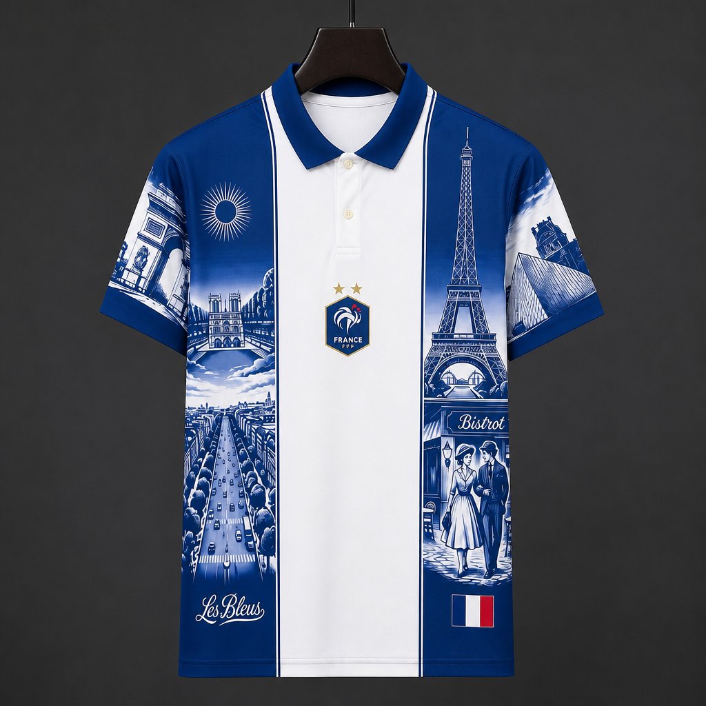 France Paris 2026 Special Edition Polo Collar Jersey