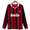 AC Milan 2009-2010 Home Long Sleeve Retro Jersey