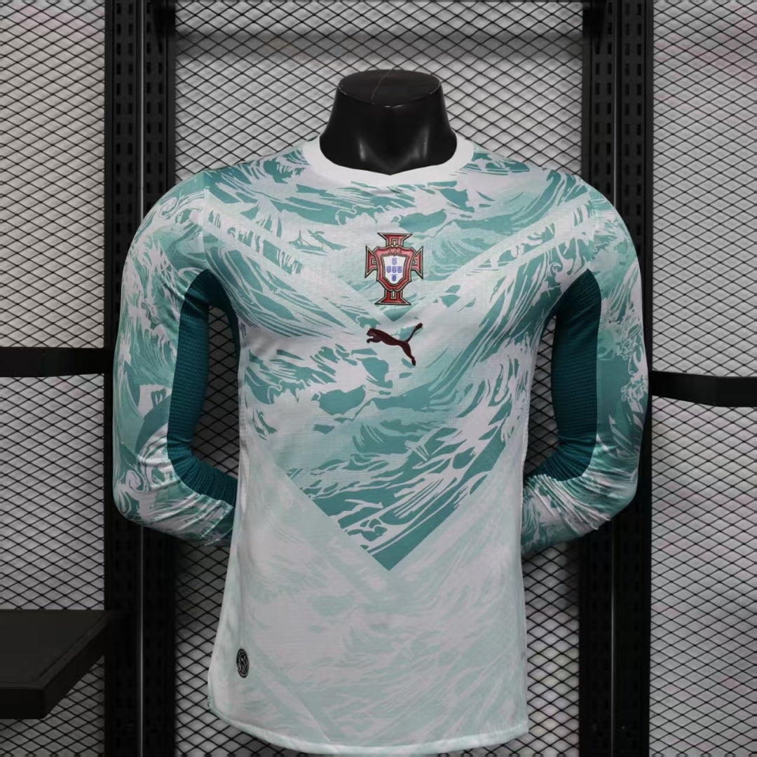 Portugal 25/26 Away Player Long Sleeve Jersey