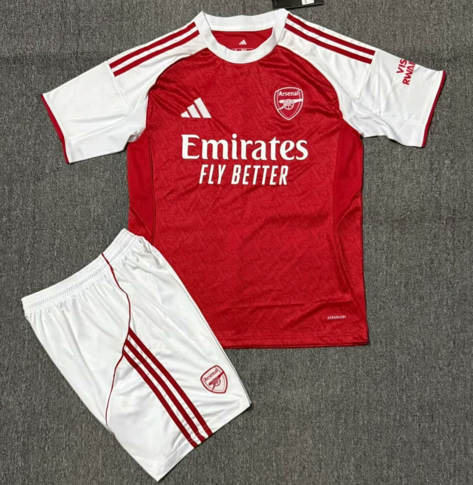 Arsenal 25/26 Home Kids Kit