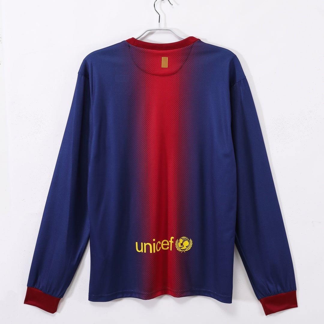 Barcelona 2012-2013 Home Retro Long Sleeve Jersey
