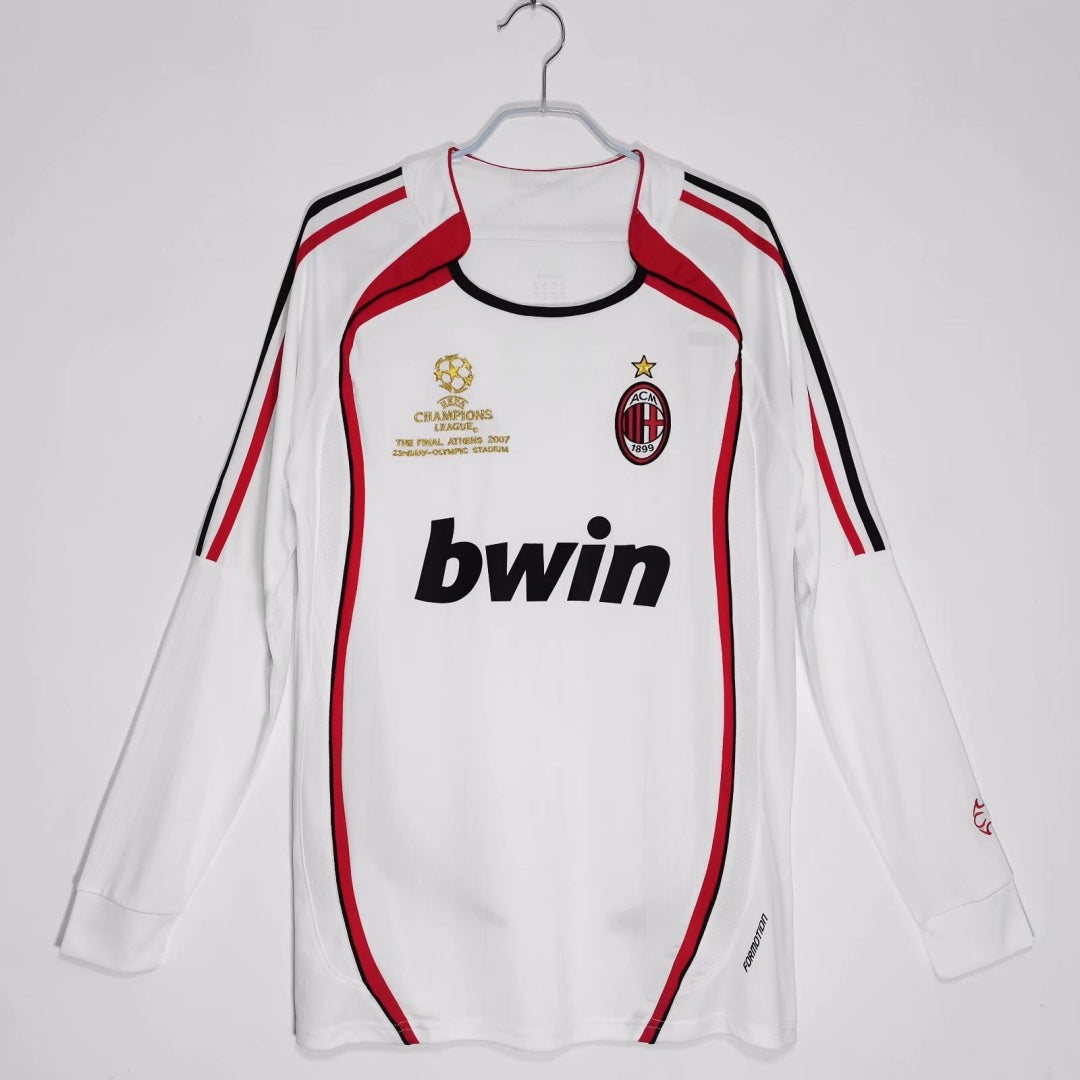 AC Milan 2006-2007 Away Retro Long Sleeve Jersey