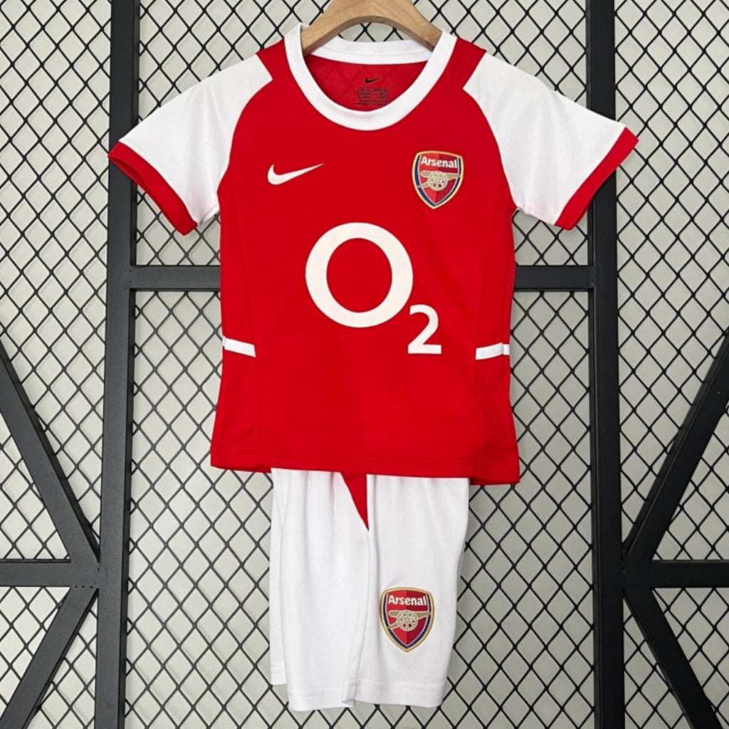 Arsenal 2002-2004 Home Retro Kids Kit