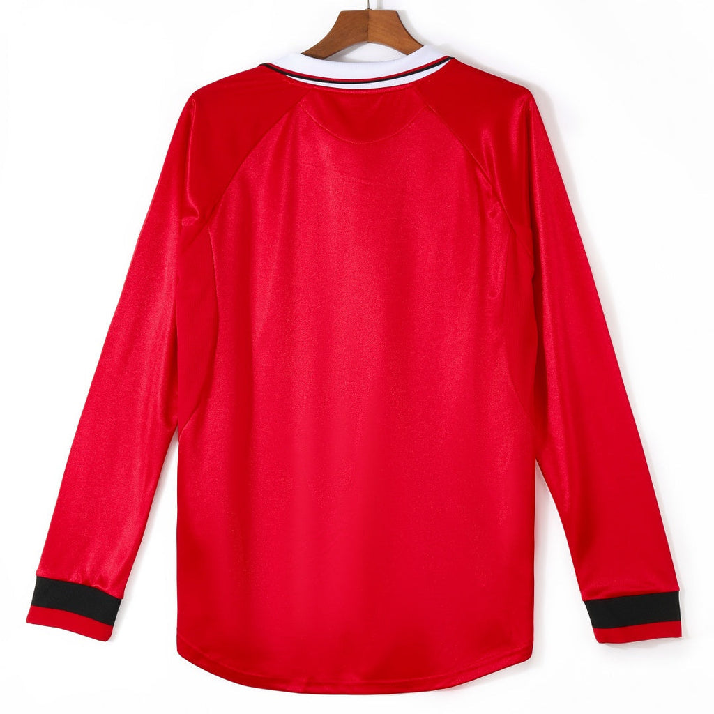 Manchester United 1999-2000 Home Retro Long Sleeve Jersey