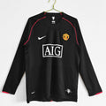 Manchester United 2007-2008 Away Retro Long Sleeve Jersey
