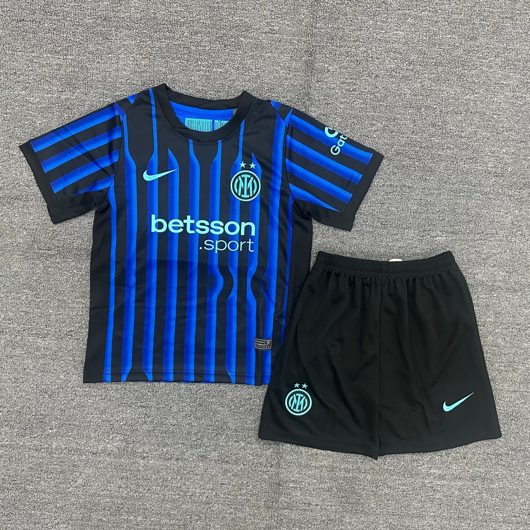 Inter Milan 25/26 Home Kids Kit