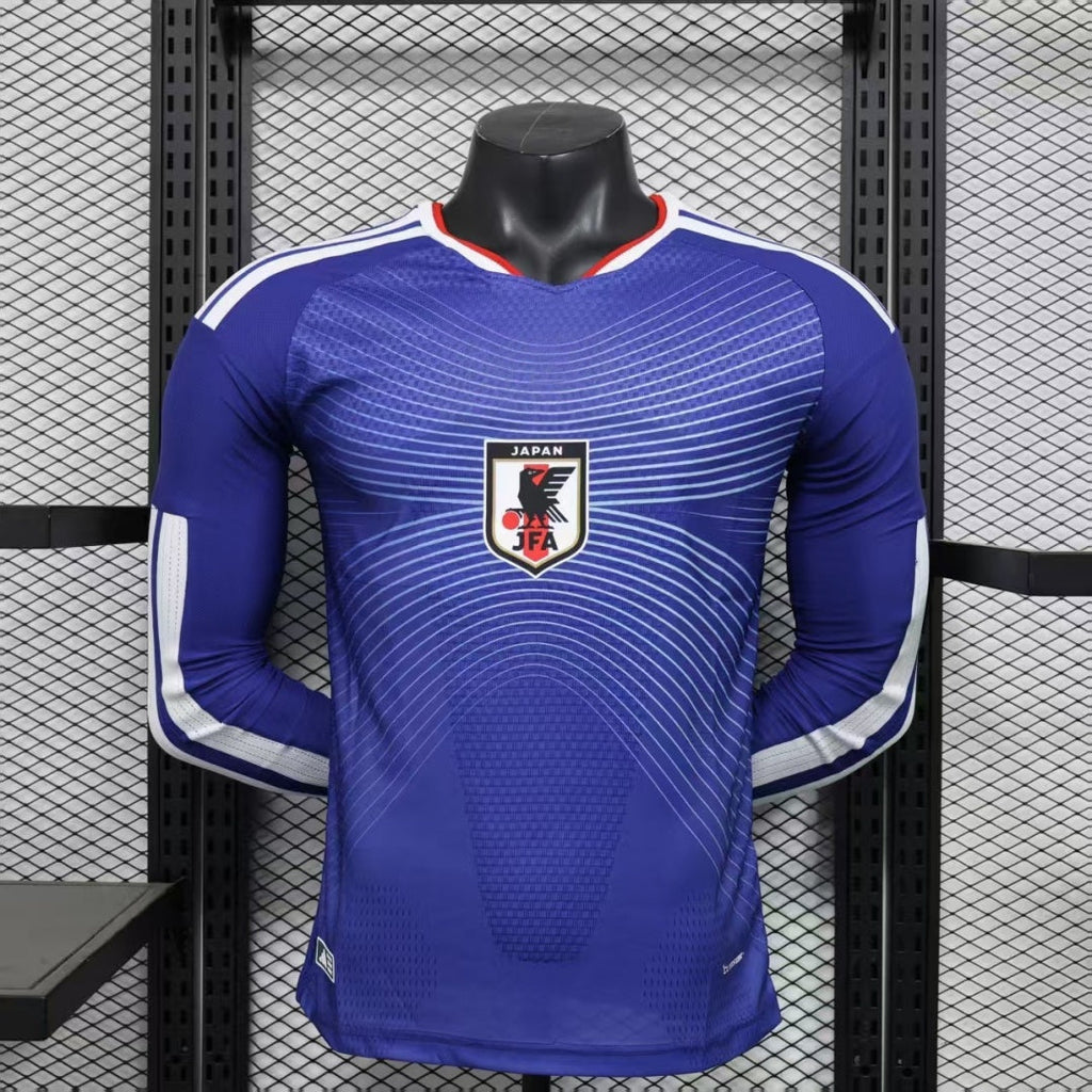 Japan 25/26 Home Player Long Sleeve Jersey