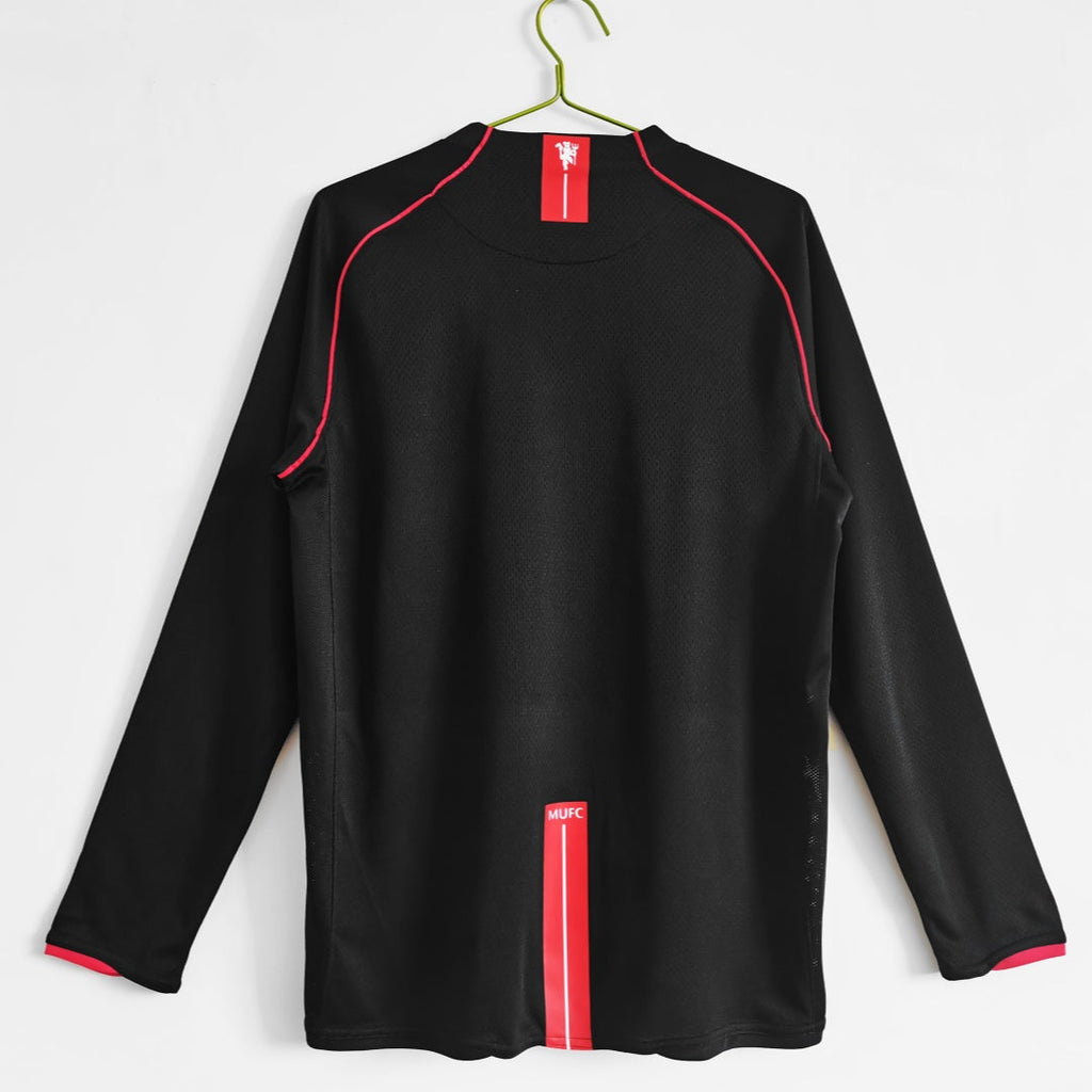 Manchester United 2007-2008 Away Retro Long Sleeve Jersey