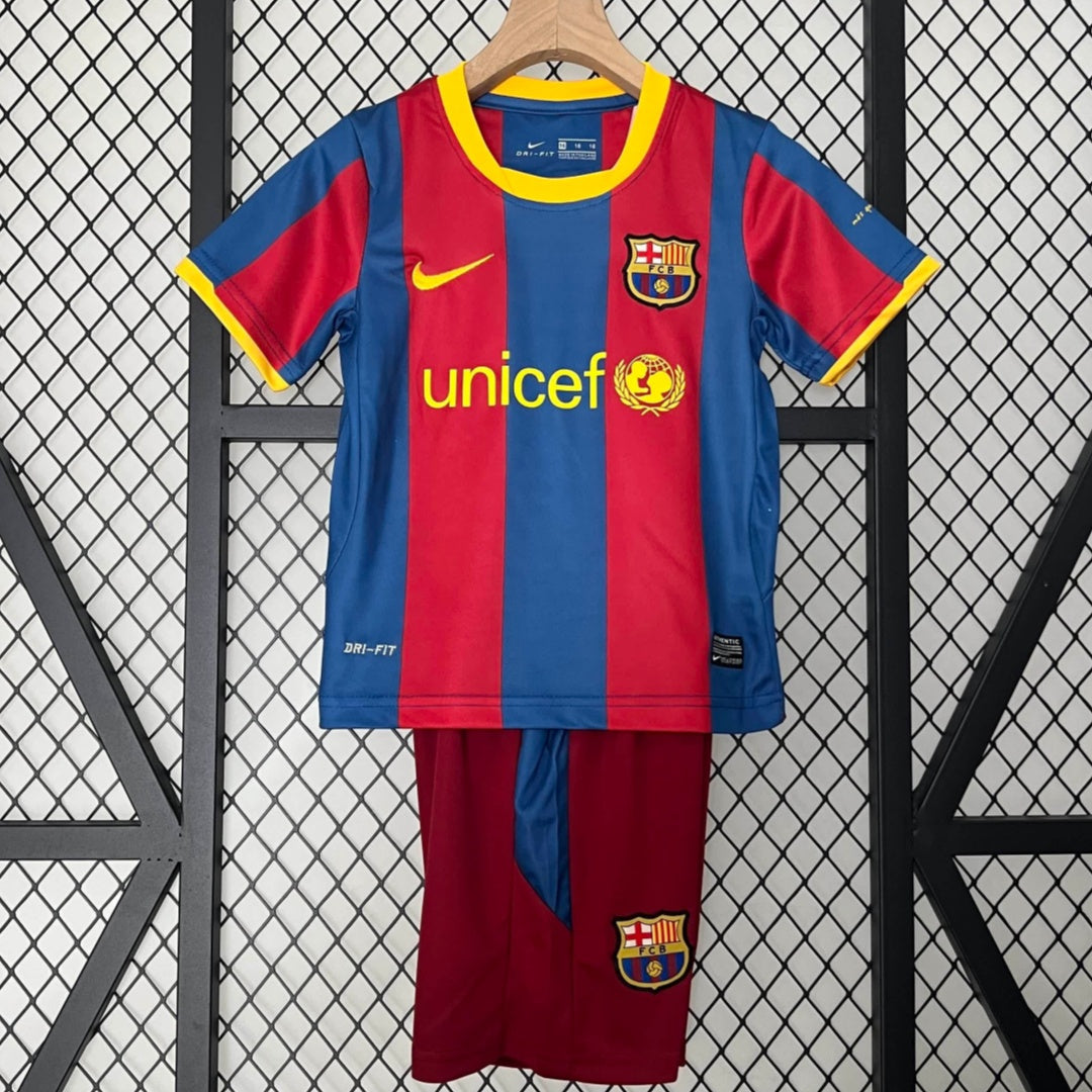 Barcelona 2010-2011 Home Retro Kids Kit