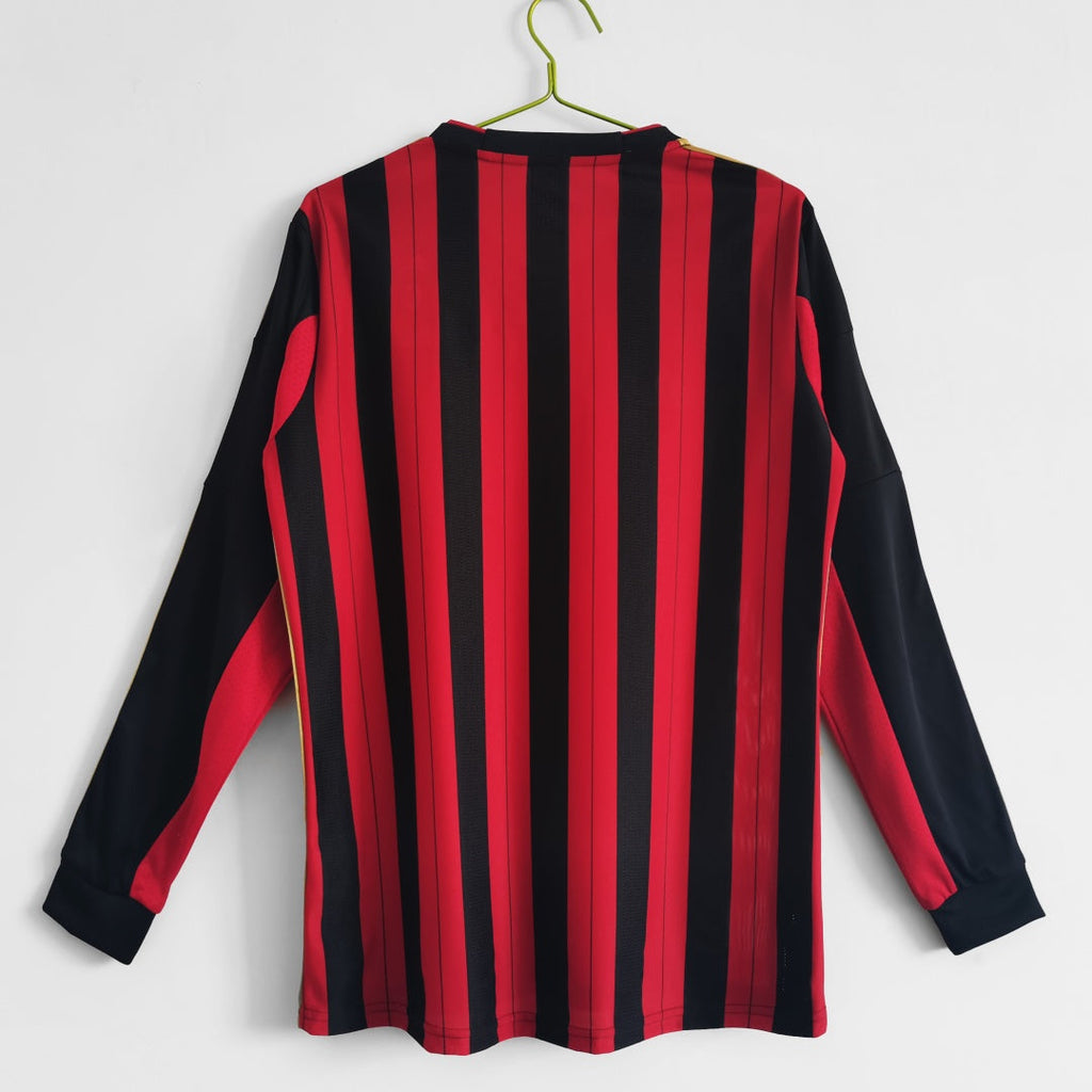 AC Milan 2013-2014 Home Retro Long Sleeve Jersey