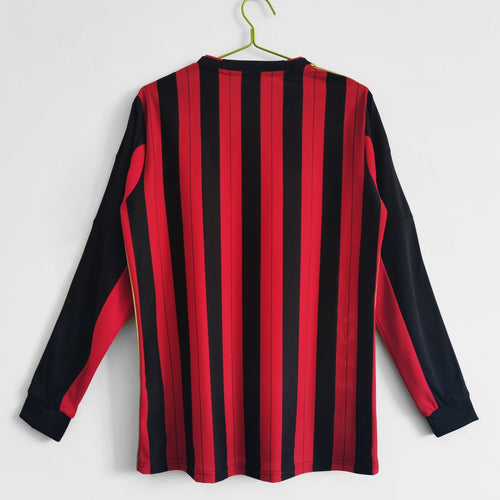 AC Milan 2013-2014 Home Retro Long Sleeve Jersey