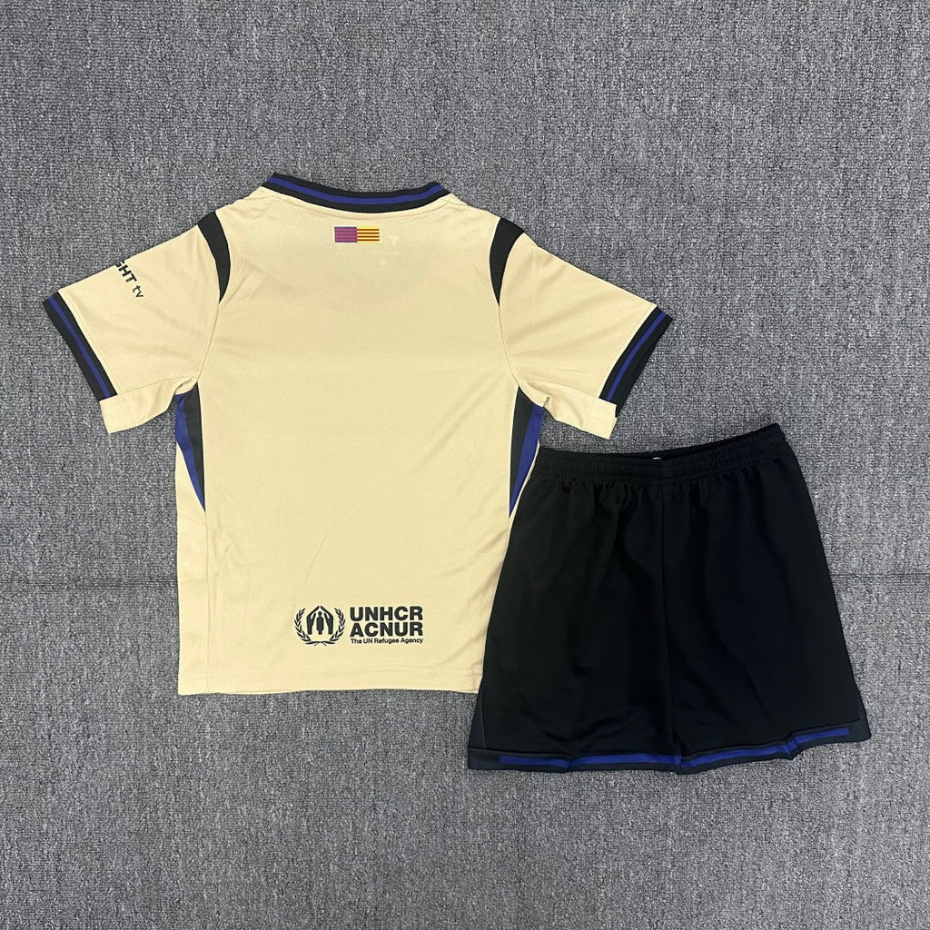 Barcelona 25/26 Away Kids Kit