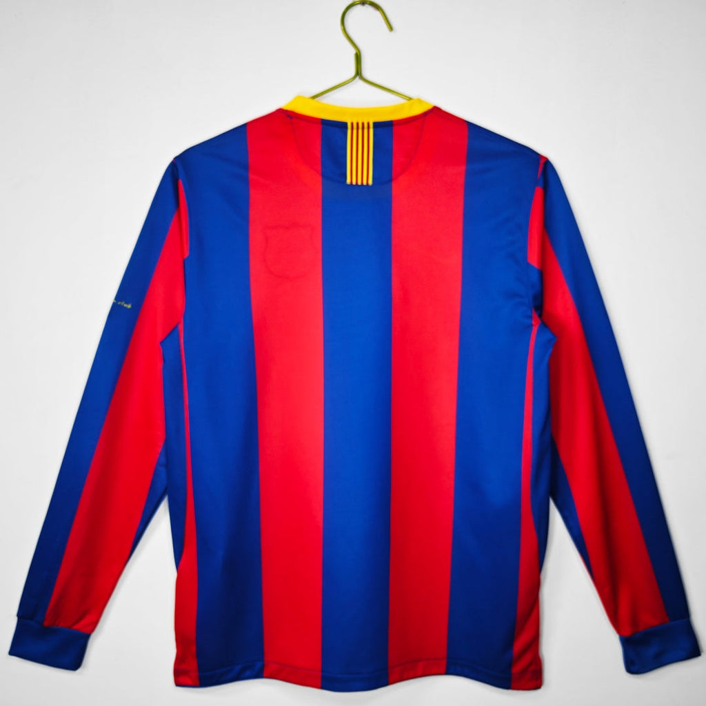 Barcelona 2010-2011 Home Retro Long Sleeve Jersey