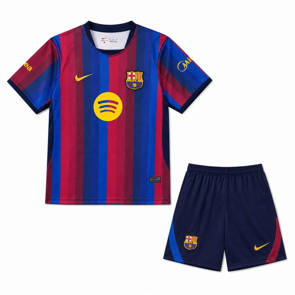 Barcelona 26/27 Home Kids Kit