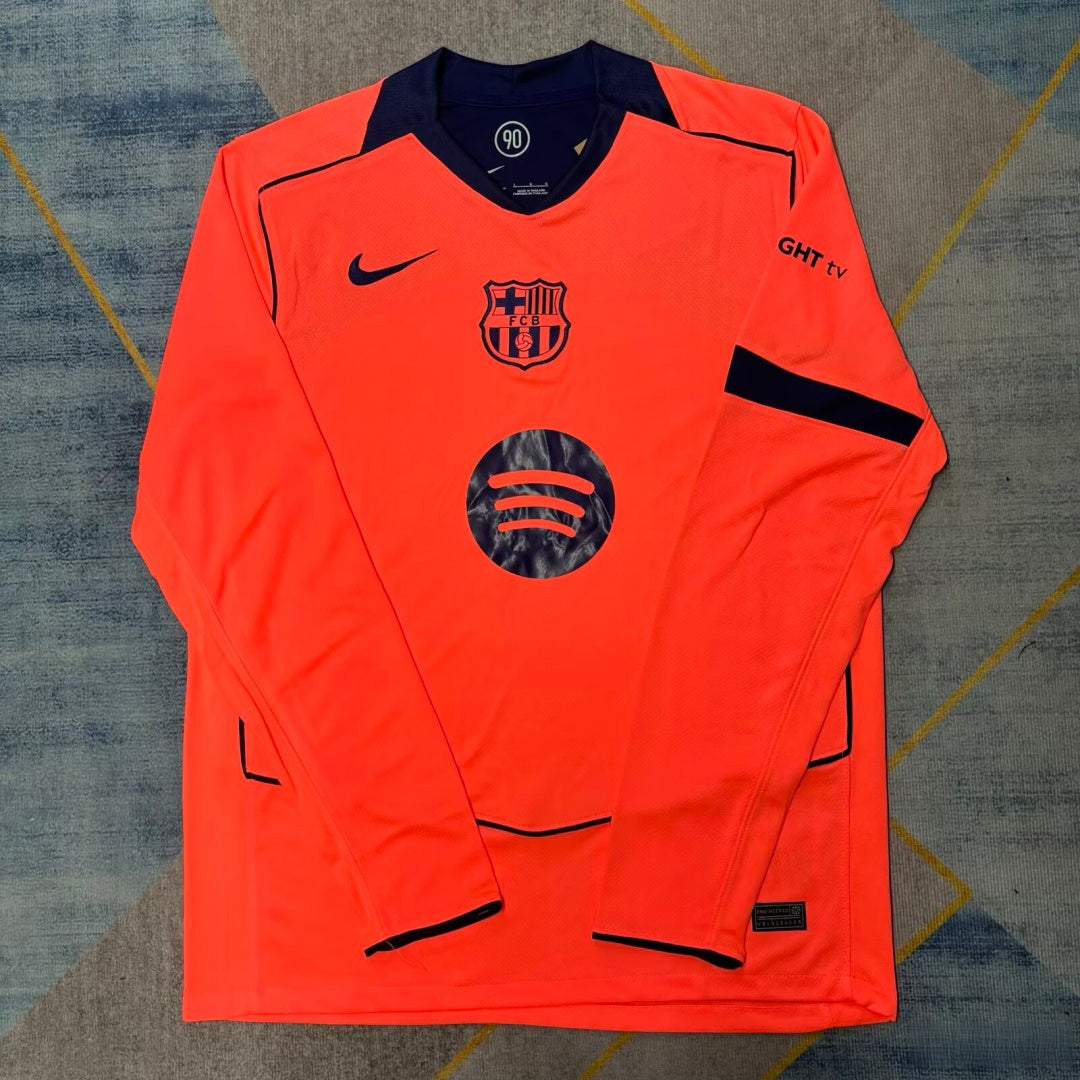Barcelona 25/26 Away Long Sleeve Jersey