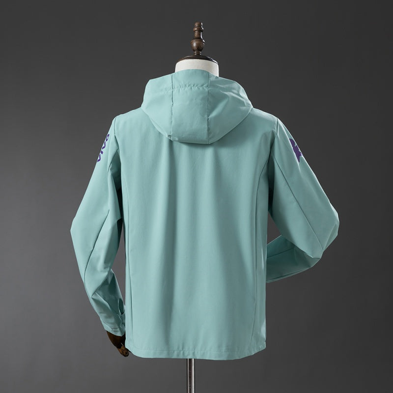 Reversible Windbreaker Jacket Brazil Green