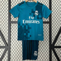 Real Madrid 2017-20018 Third Retro Kids Kit