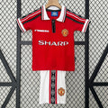 Manchester United 1998-1999 Retro Kids Kit