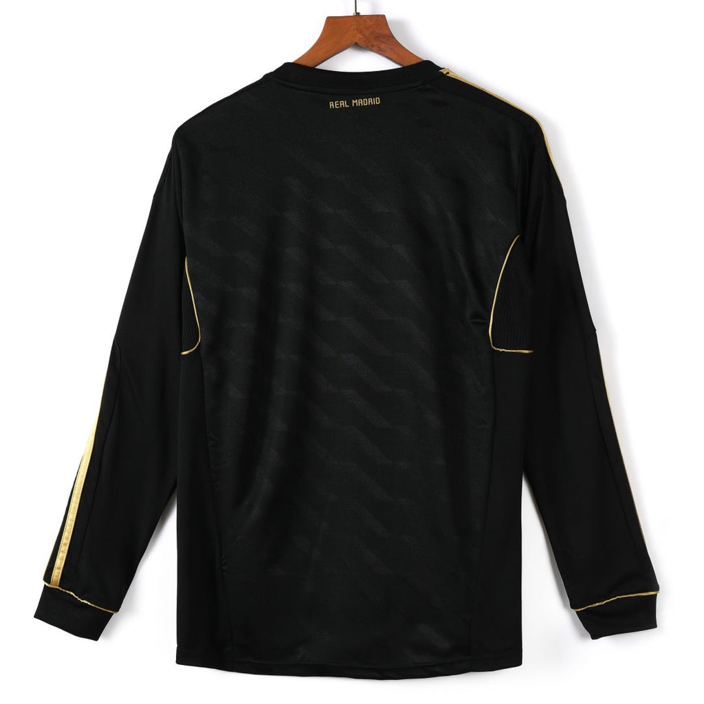 Real Madrid 2011-2012 Away Long Sleeve Retro Jersey