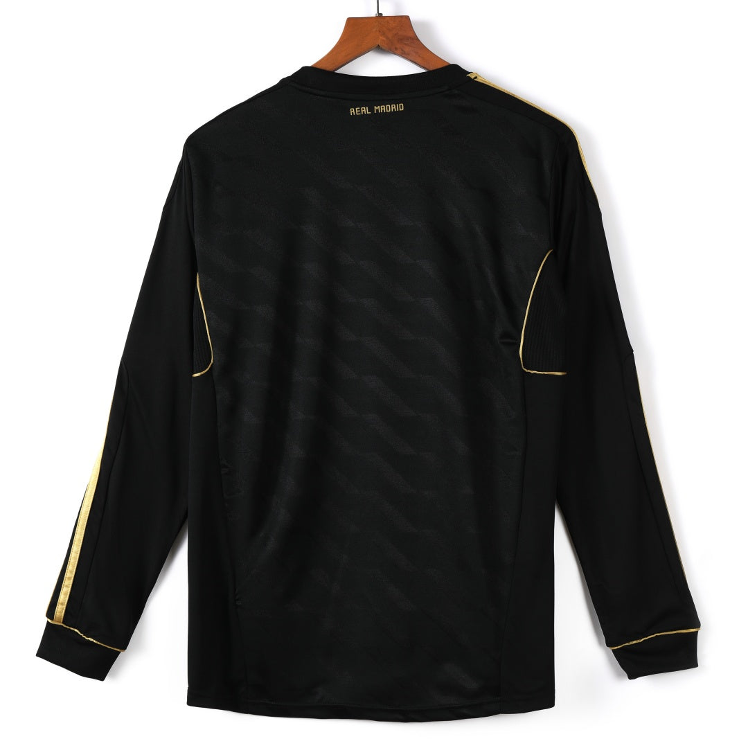 Real Madrid 2011-2012 Away Long Sleeve Retro Jersey