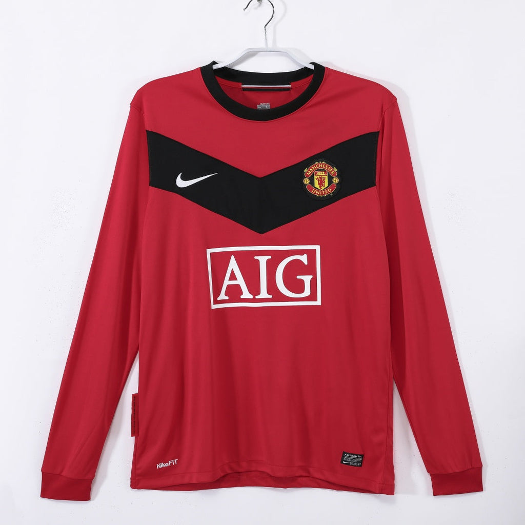Manchester United 2010 Home Retro Long Sleeve Jersey