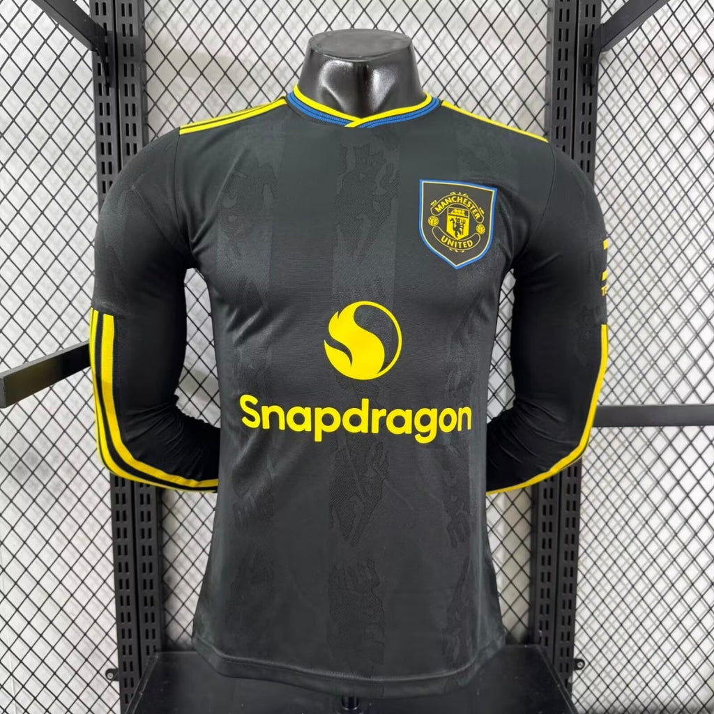Manchester United 25/26 Third Player Long Sleeve Jersey