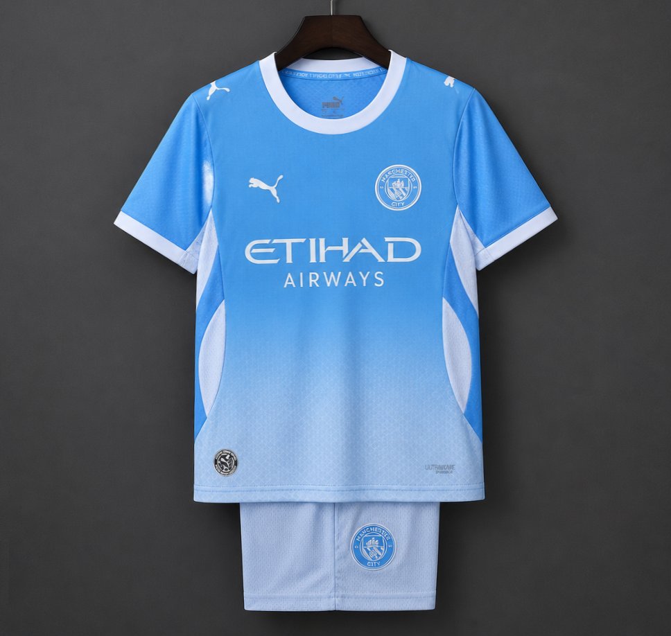 Manchester City 26/27 Home Kids Kit