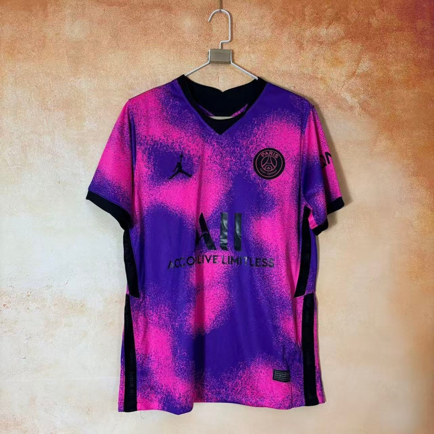 PSG 2021-2022 Third Retro Pink Jersey