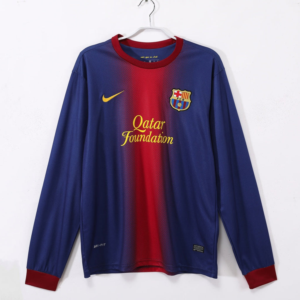 Barcelona 2012-2013 Home Retro Long Sleeve Jersey