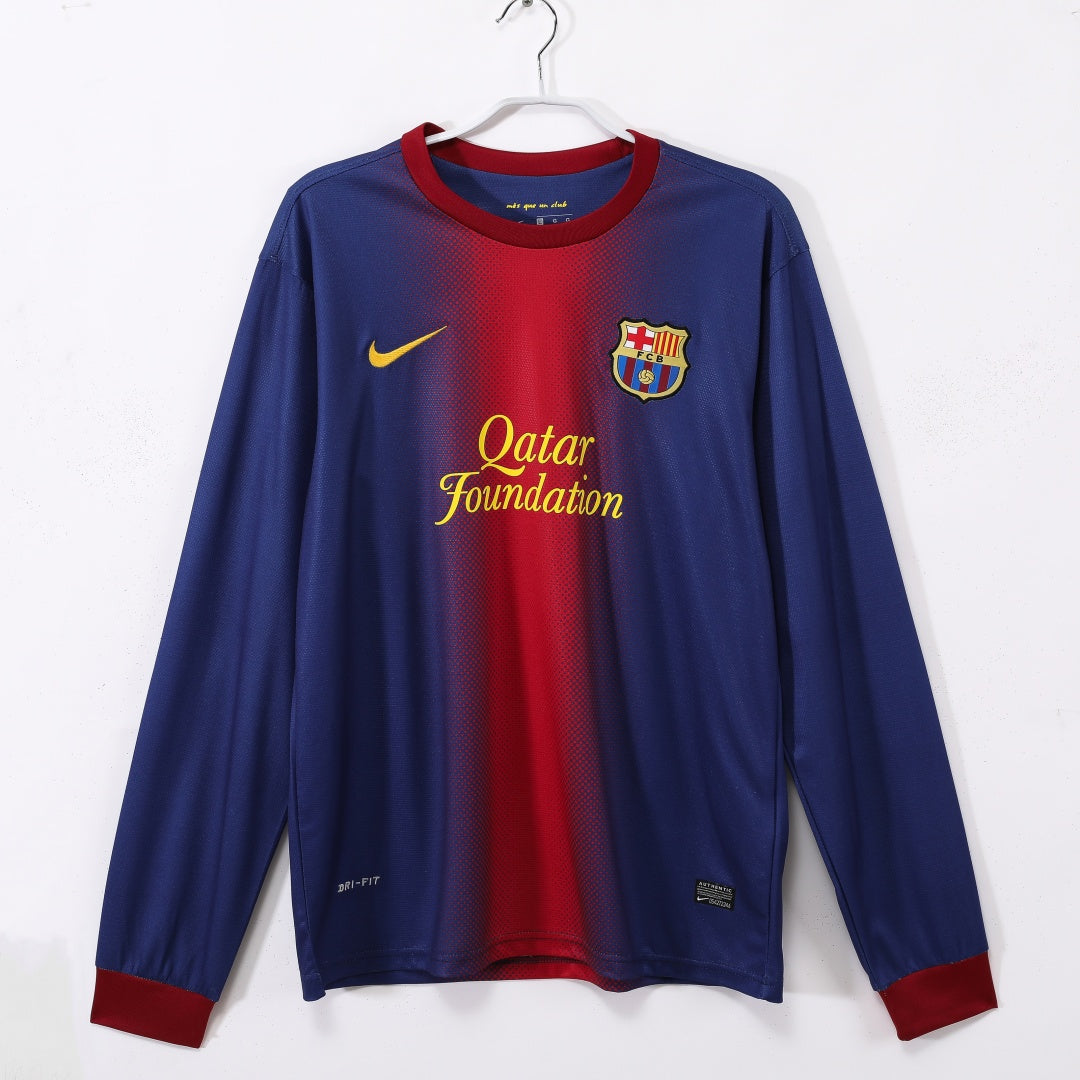 Barcelona 2012-2013 Home Retro Long Sleeve Jersey