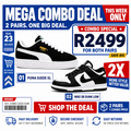 Puma Xl and Nike Dunk Lows Combo Deal