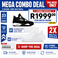 Jordan 4s and Air Force 1 Combo Deal
