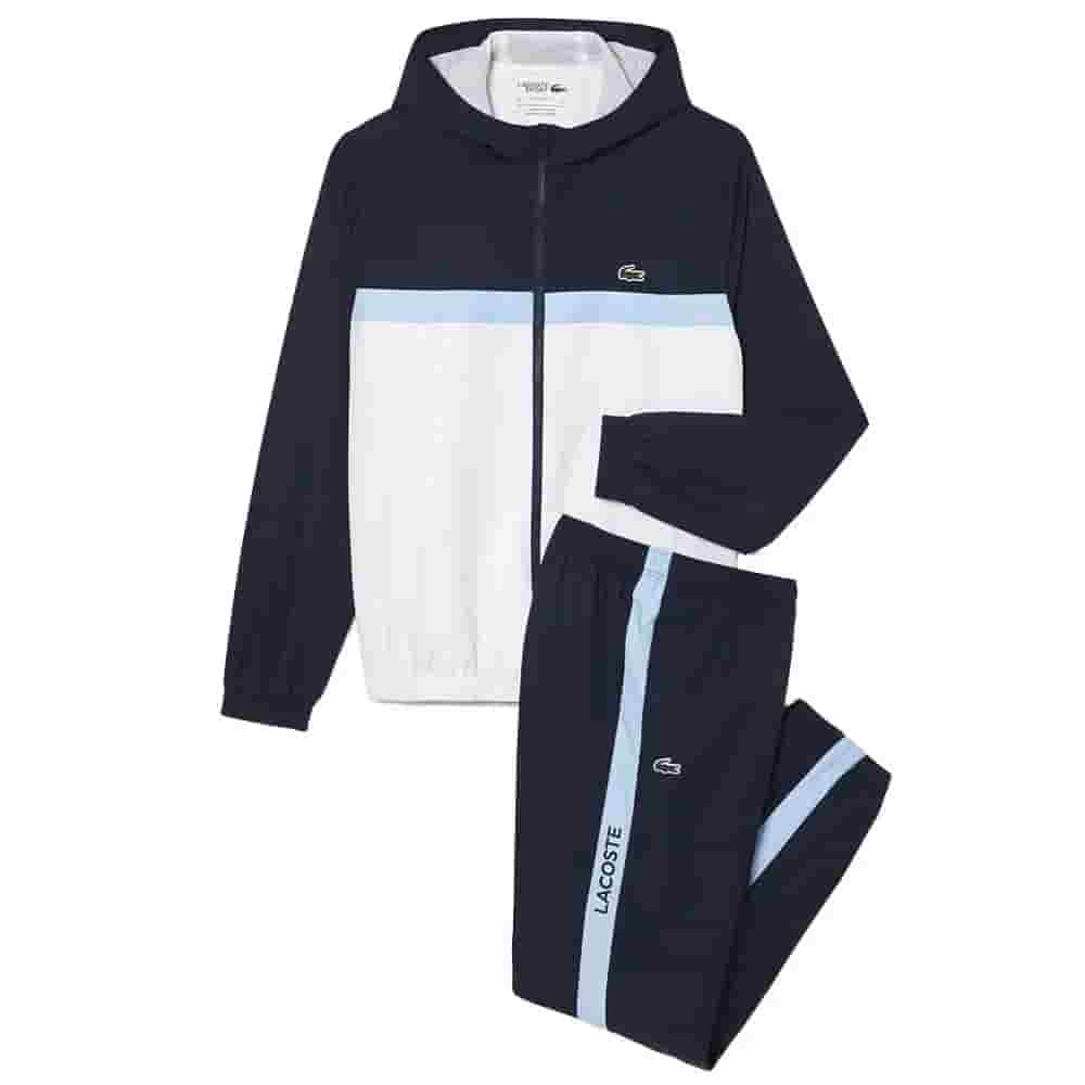 Lacoste WH1793-00 tracksuit White/Blue