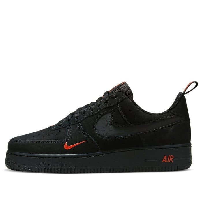 Nike Air Force 1 Low ’07 LV8 ‘Multi-Swoosh Black Crimson’
