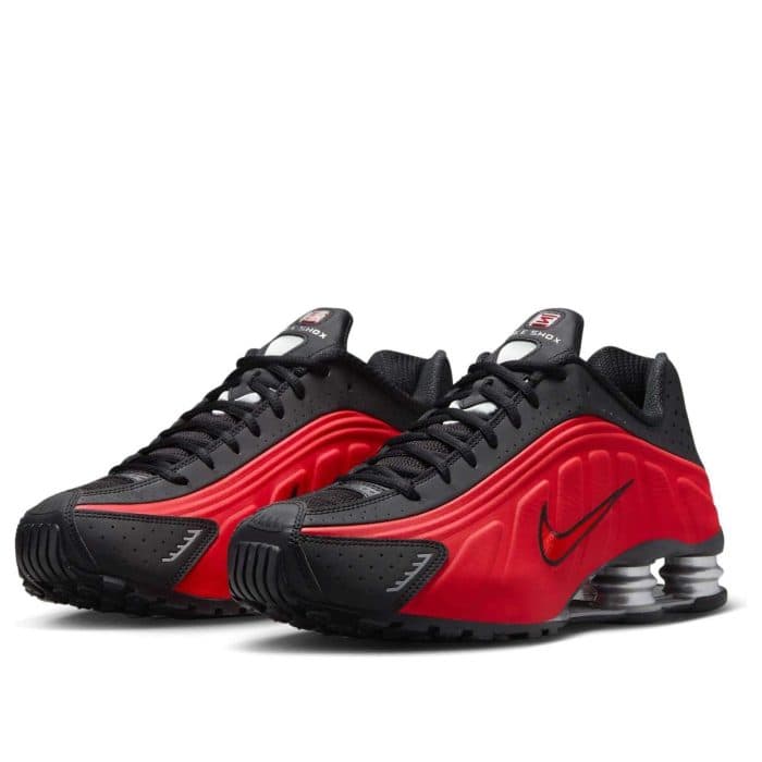 Nike Shox R4 “University Red & Black”